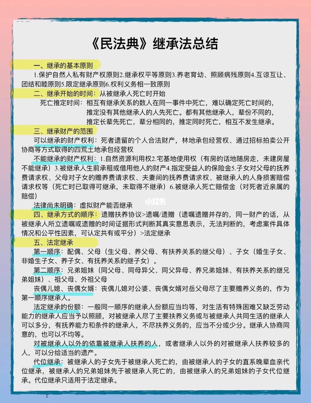 最新继承法全面解读与解析