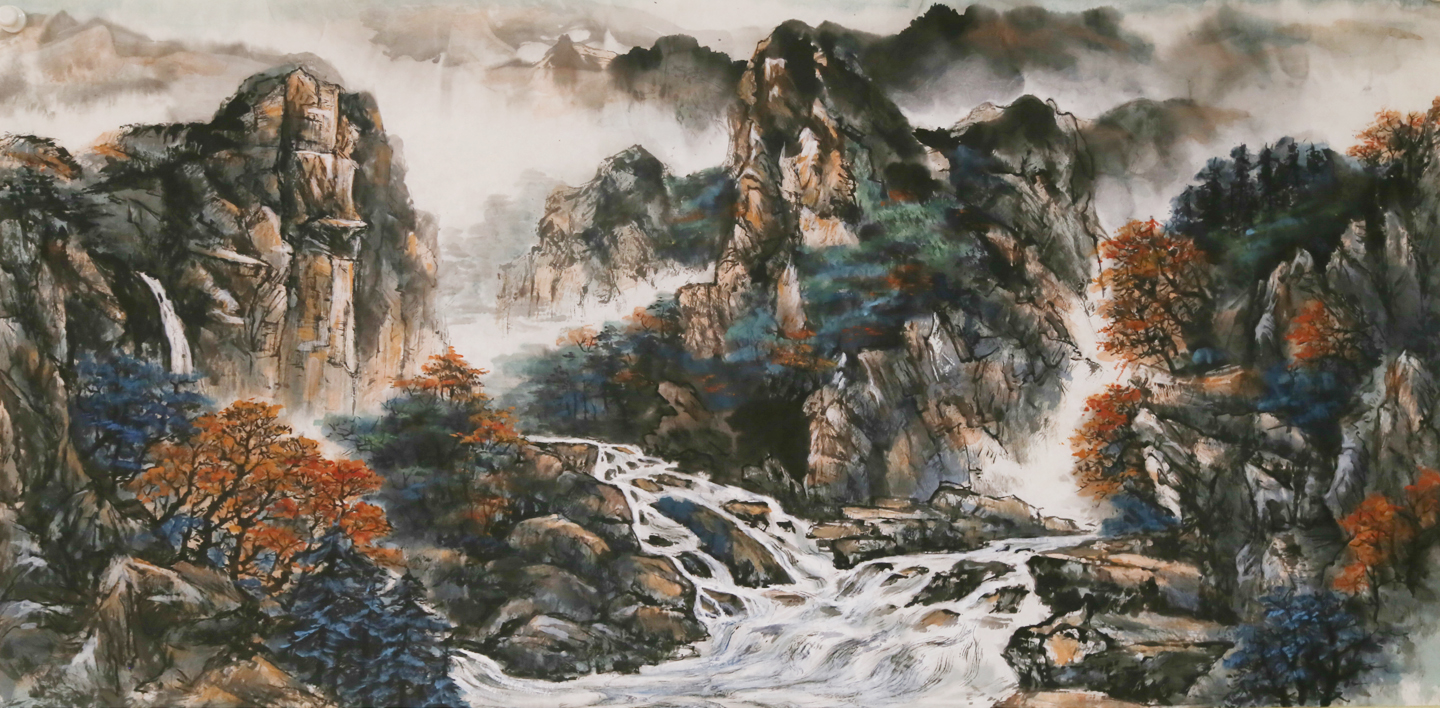 中国山水油画，传承与创新之韵