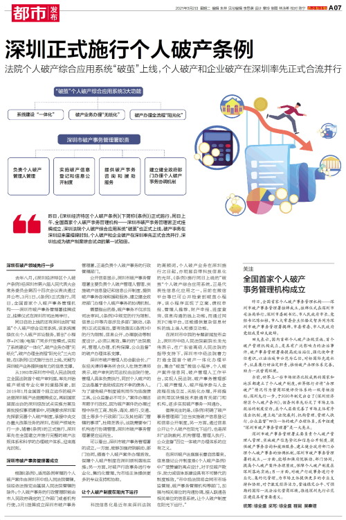 深圳破产法最新动态及其深远影响