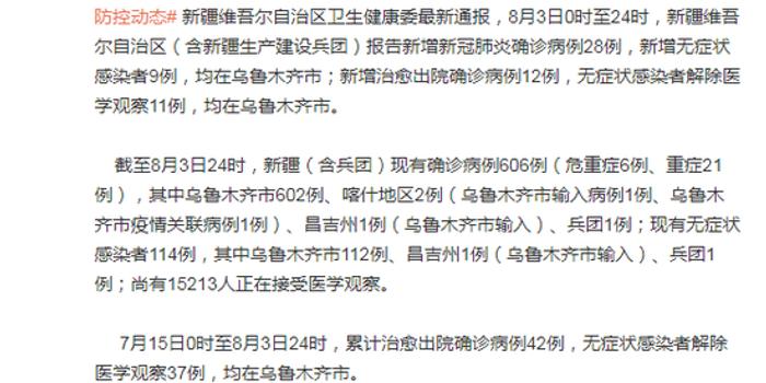 新疆疫情积极进展，最新出院病例与希望之光